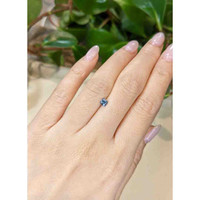 0.42 Ct. Blue Sapphire from Montana Life Style
