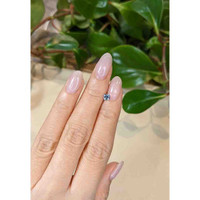 0.42 Ct. Blue Sapphire from Montana Life Style