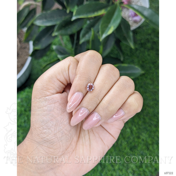 1.10 Ct. Pinkish Brown Sapphire from Madagascar