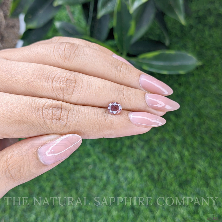 1.10 Ct. Pinkish Brown Sapphire from Madagascar