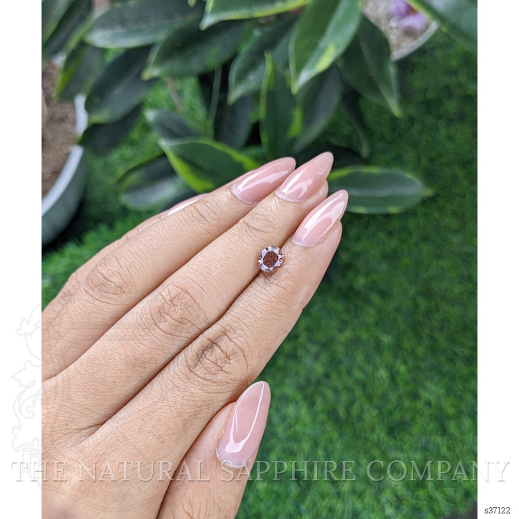 1.10 Ct. Pinkish Brown Sapphire from Madagascar
