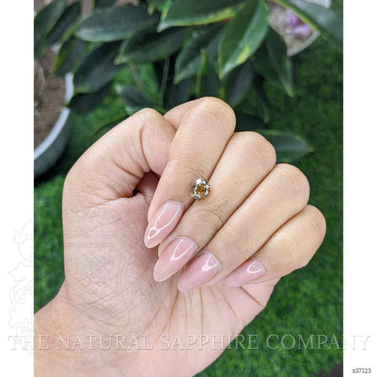 1.46 Ct. Greenish Yellow Sapphire from Tanzania