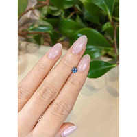 0.43 Ct. Greyish Blue Sapphire from Montana Life Style