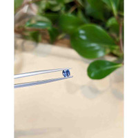 0.43 Ct. Greyish Blue Sapphire from Montana Life Style