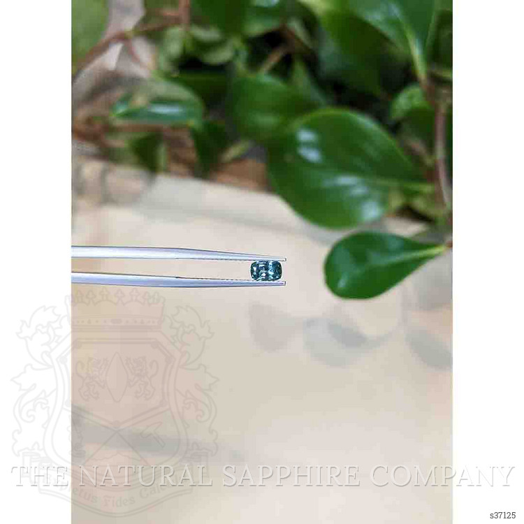 0.48 Ct. Bluish Green Sapphire from Montana