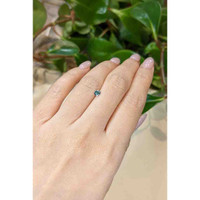 0.27 Ct. Bluish Green Sapphire from Montana Life Style