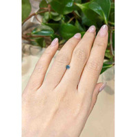 0.30 Ct. Bluish Green Sapphire from Montana Life Style