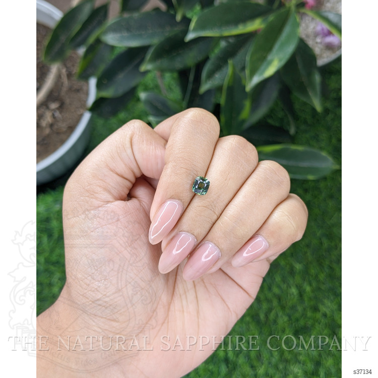 1.34 Ct. Bluish Green Sapphire from Tanzania