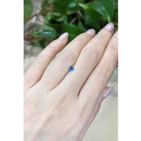 0.30 Ct. Blue Sapphire from Montana Life Style