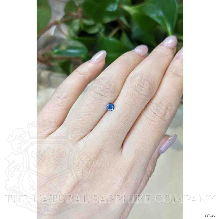 0.30 Ct. Blue Sapphire from Montana