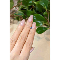 0.30 Ct. Blue Sapphire from Montana Life Style