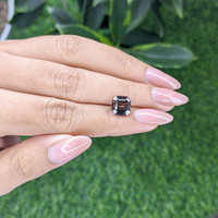 3.60 Ct. Pinkish Brown Sapphire from Madagascar Life Style