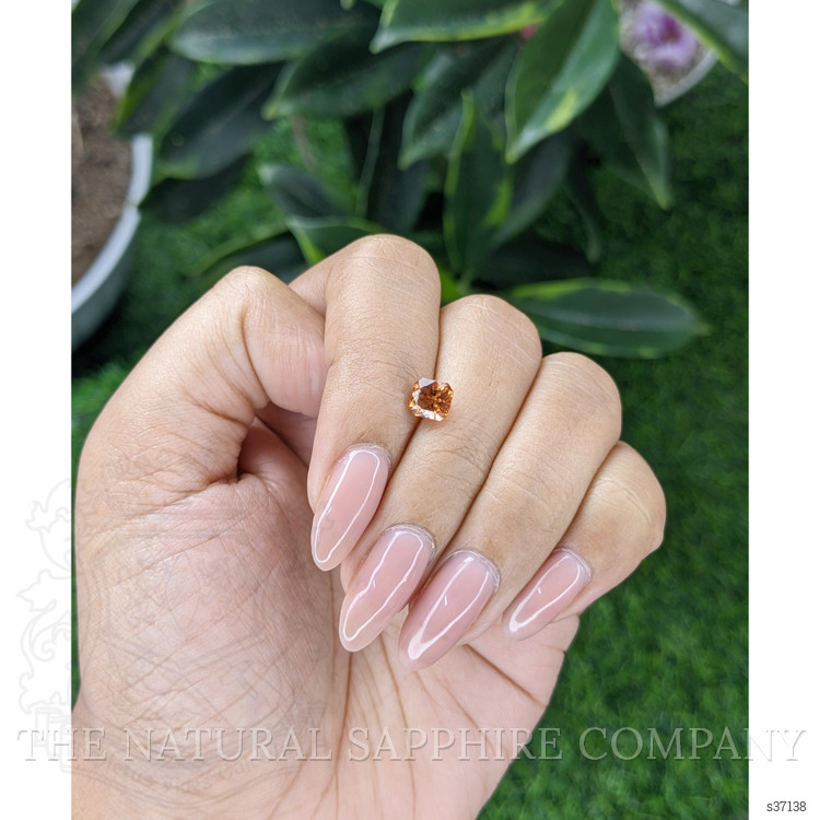 1.08 Ct. Orangish Brown Sapphire from Madagascar