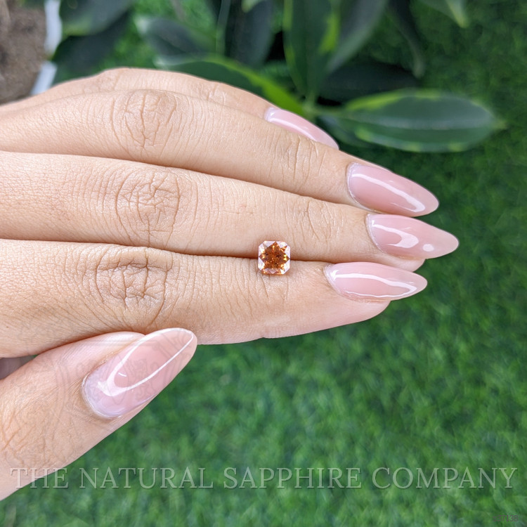1.08 Ct. Orangish Brown Sapphire from Madagascar