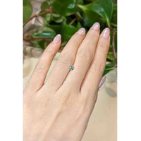 0.30 Ct. Yellowish Green Sapphire from Montana Life Style