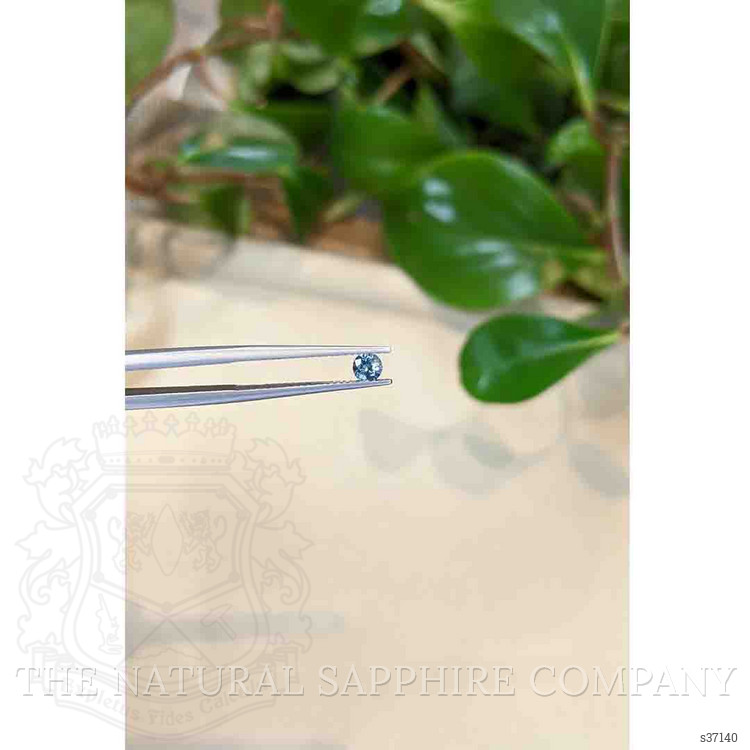 0.30 Ct. Greenish Blue Sapphire from Montana