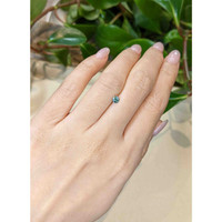 0.28 Ct. Bluish Green Sapphire from Montana Life Style