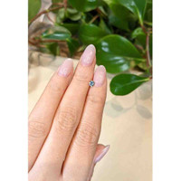 0.28 Ct. Bluish Green Sapphire from Montana Life Style