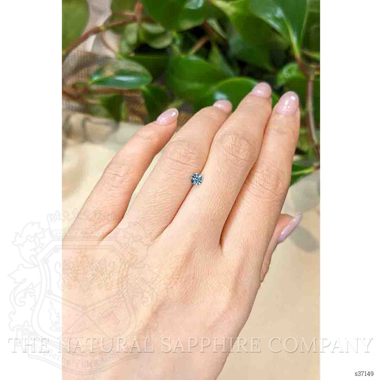 0.28 Ct. Greenish Blue Sapphire from Montana