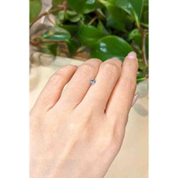 0.28 Ct. Bluish Green Sapphire from Montana Life Style