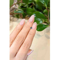 0.28 Ct. Bluish Green Sapphire from Montana Life Style