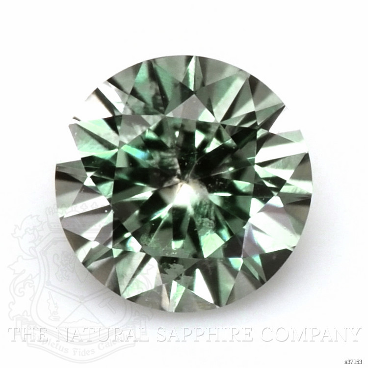 0.32 Ct. Green Sapphire from Montana