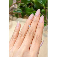 0.32 Ct. Bluish Grey Sapphire from Montana Life Style