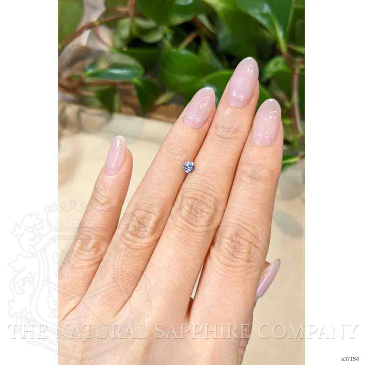 0.32 Ct. Bluish Grey Sapphire from Montana