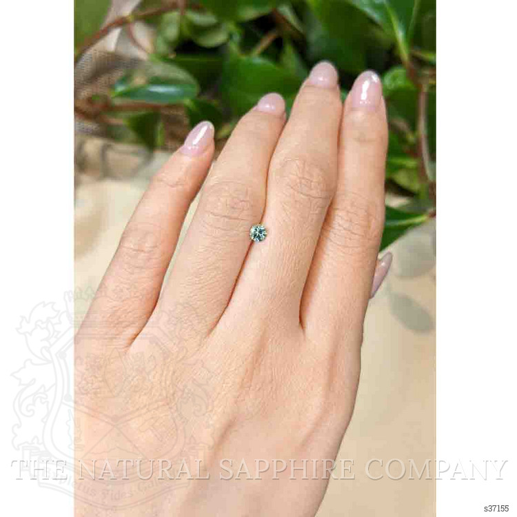 0.32 Ct. Green Sapphire from Montana
