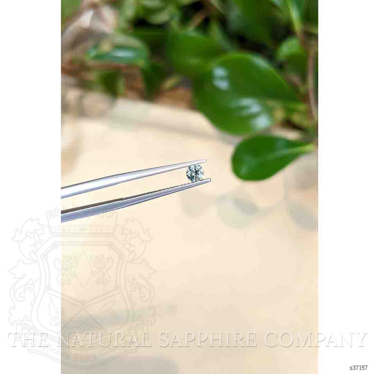 0.32 Ct. Bluish Green Sapphire from Montana