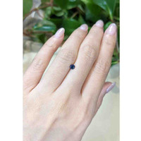 0.32 Ct. Bluish Grey Sapphire from Montana Life Style