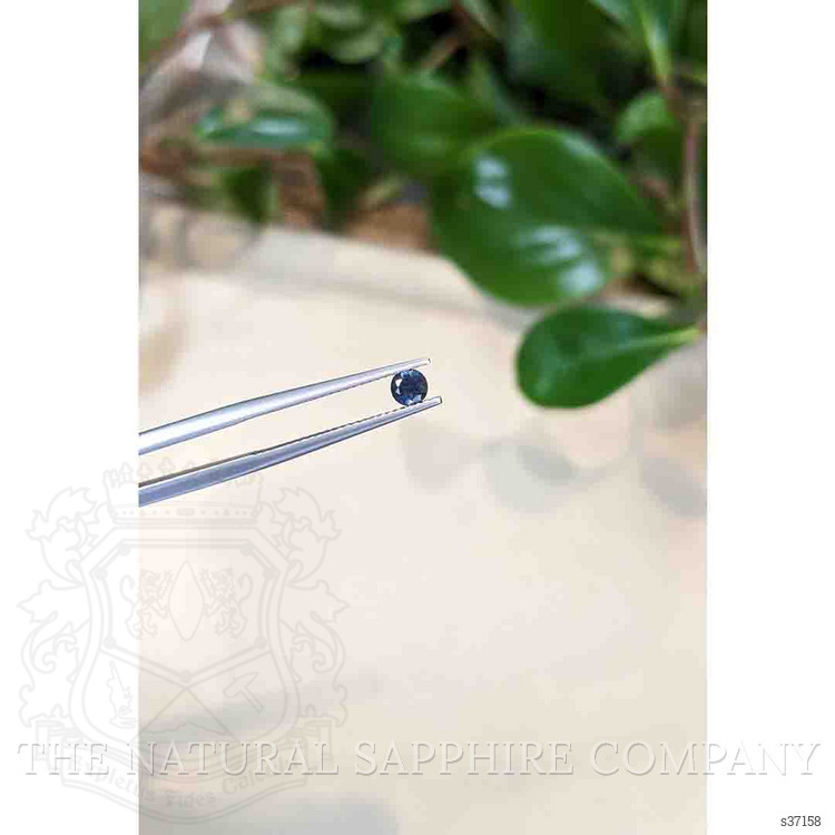 0.32 Ct. Bluish Grey Sapphire from Montana