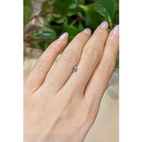 0.32 Ct. Bluish Purple Sapphire from Montana Life Style