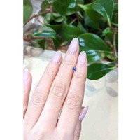 0.33 Ct. Bluish Grey Sapphire from Montana Life Style