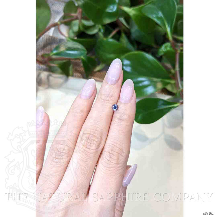 0.33 Ct. Bluish Grey Sapphire from Montana