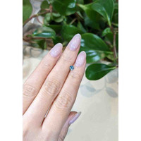 0.33 Ct. Greenish Blue Sapphire from Montana Life Style