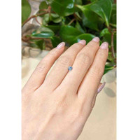 0.33 Ct. Greyish Blue Sapphire from Montana Life Style