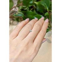 0.29 Ct. Green Sapphire from Montana Life Style