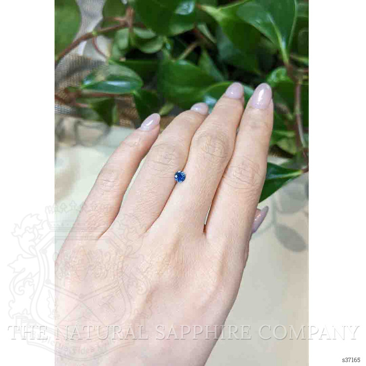 0.33 Ct. Blue Sapphire from Montana