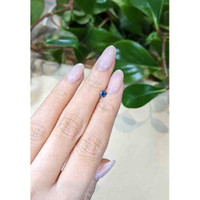 0.33 Ct. Blue Sapphire from Montana Life Style