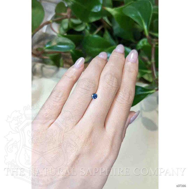 0.33 Ct. Greenish Blue Sapphire from Montana