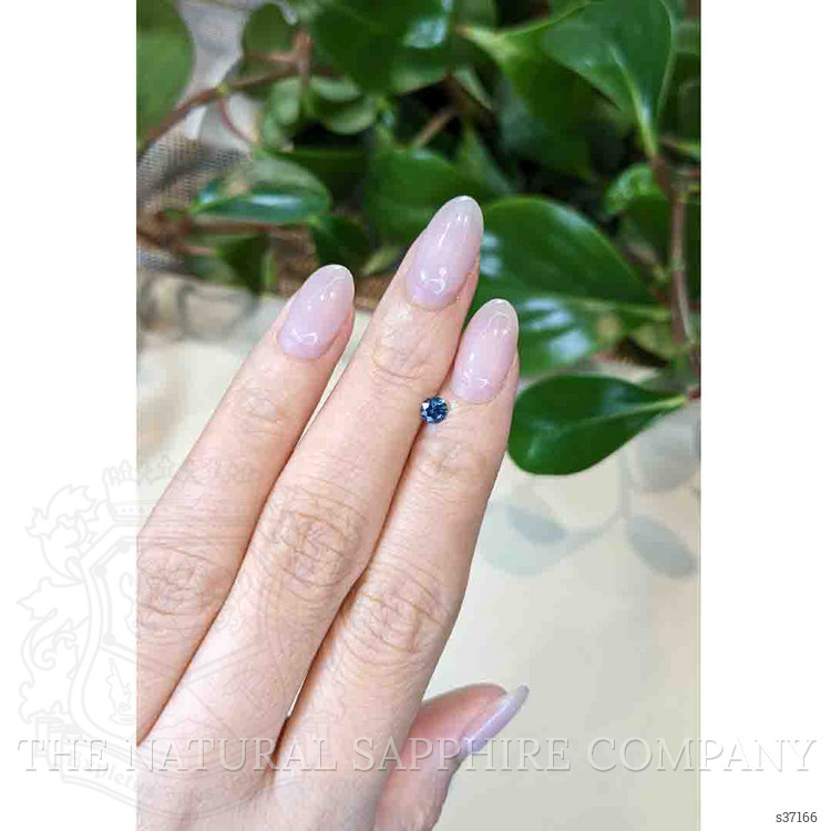 0.33 Ct. Greenish Blue Sapphire from Montana