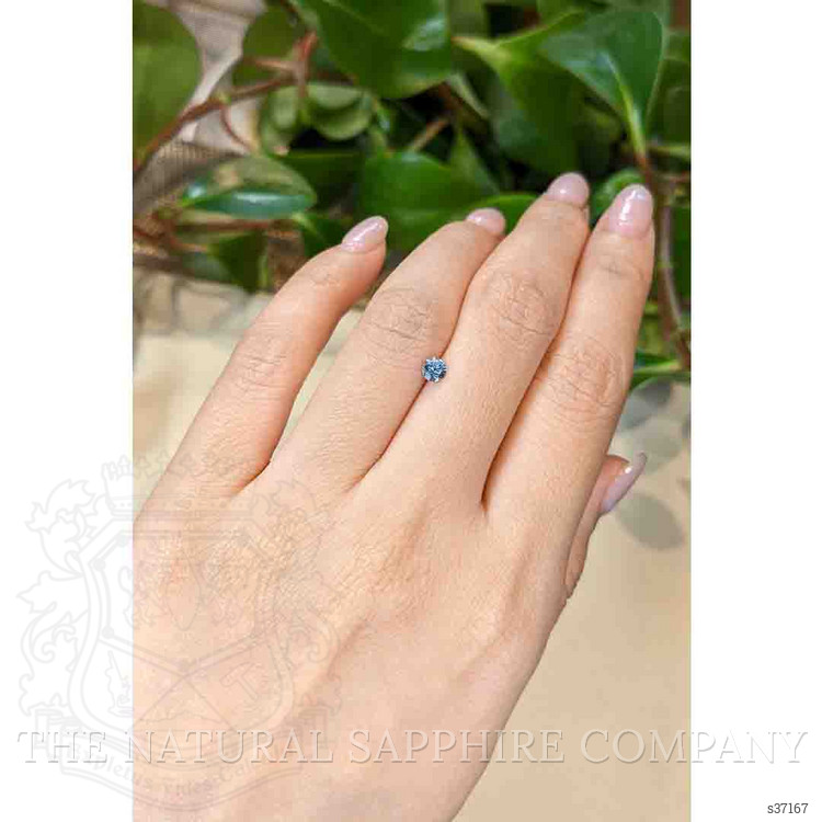0.33 Ct. Greenish Blue Sapphire from Montana