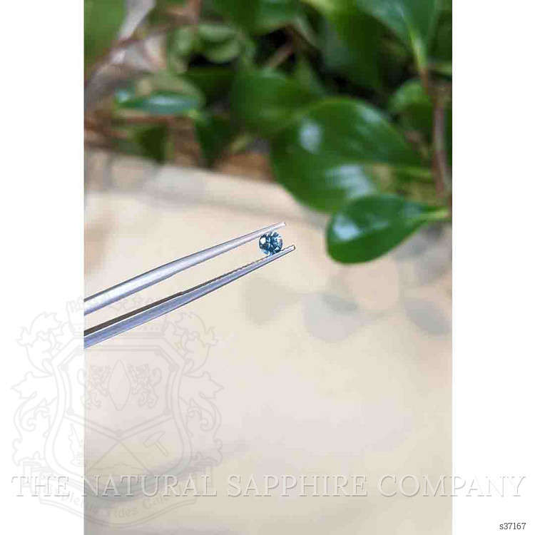 0.33 Ct. Greenish Blue Sapphire from Montana