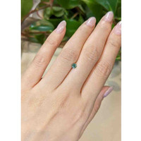 0.30 Ct. Green Sapphire from Montana Life Style