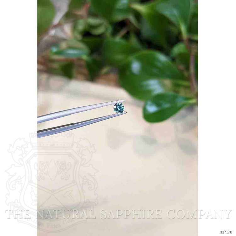 0.33 Ct. Greenish Blue Sapphire from Montana