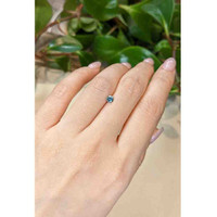 0.33 Ct. Greenish Blue Sapphire from Montana Life Style