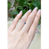 0.33 Ct. Greenish Blue Sapphire from Montana Life Style