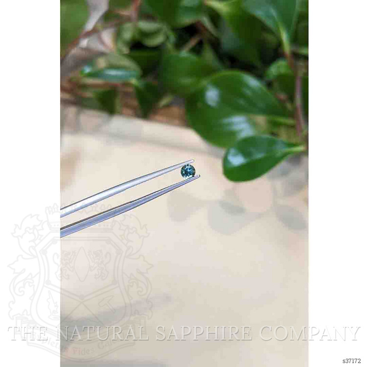 0.33 Ct. Greenish Blue Sapphire from Montana