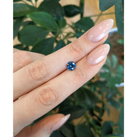1.24 Ct. Greenish Blue Sapphire from Montana Life Style